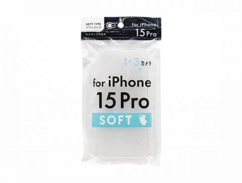 iPhone15Pro用ケース ソフトクリア