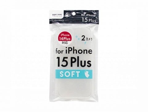 iPhone15Plus/14Plus用ケース ソフトクリア