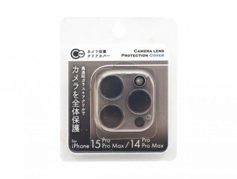 iPhone15Pro/15Pro Max/14Pro/14Pro Max用 カメラ保護クリアカバー
