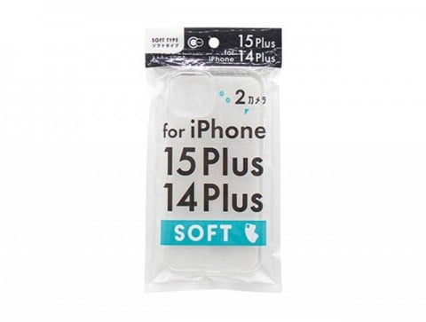 iPhone15Plus/14Plus用ケース ソフトクリア